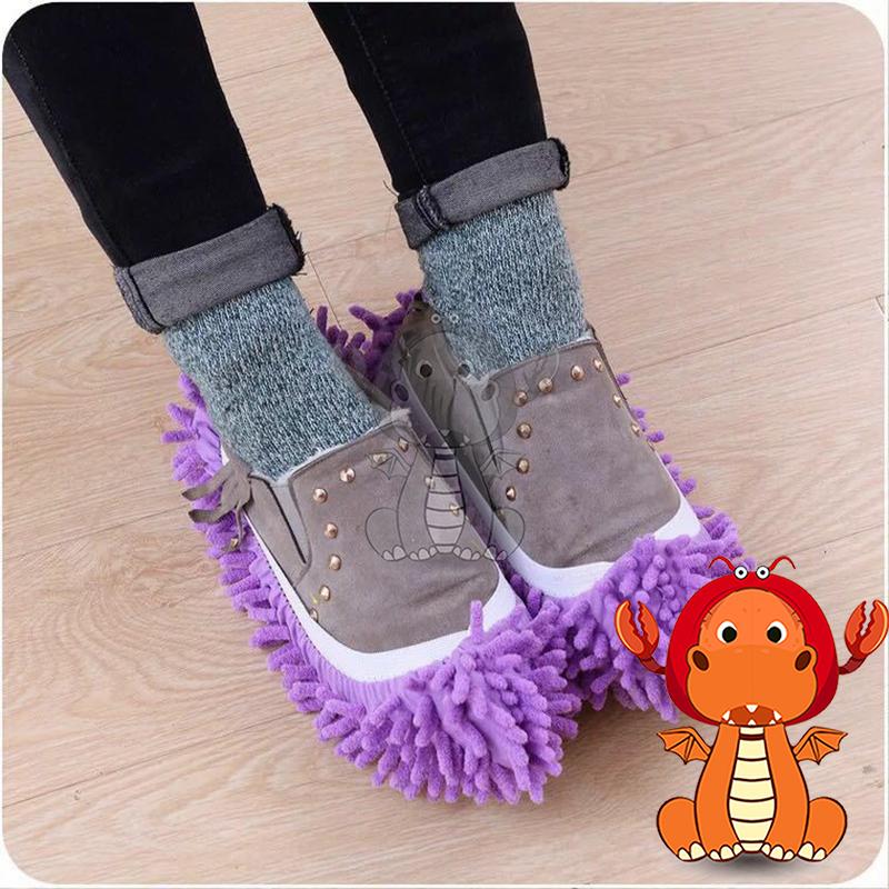 雪尼爾拖地鞋套 懶人拖地鞋套 鞋套 拖把頭 超細纖 超強吸水 可做擦地拖鞋 拖 懶人鞋拖 拖地 唯龍購物-細節圖7