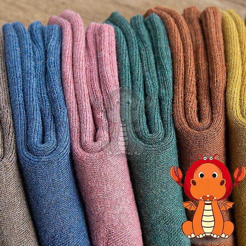 J309 可愛卡通襪子 圖案女士中筒襪 小狗刺繡襪子 圖案全棉透氣襪個性百搭襪子 唯龍購物-細節圖3