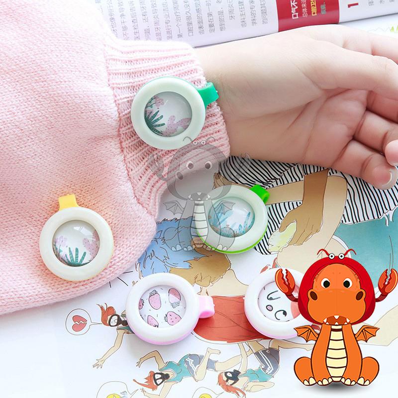 精油驅蚊手環 兒童防蚊扣 防蚊卡通驅蚊 驅蚊手環 可愛驅蚊扣 防蚊夾 防水出遊必備 兒童禮物 唯龍購物-細節圖2