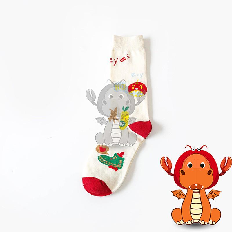 Z-032 新款襪子 個性襪子 動物卡通襪子 可愛襪子 長筒棉襪 創意女襪子 唯龍購物-細節圖6