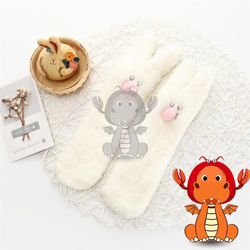 J443 冬季保暖襪子 立體動物女襪 兒童襪子 可愛卡通圖案親子襪 甜美內搭襪子 唯龍購物-細節圖8