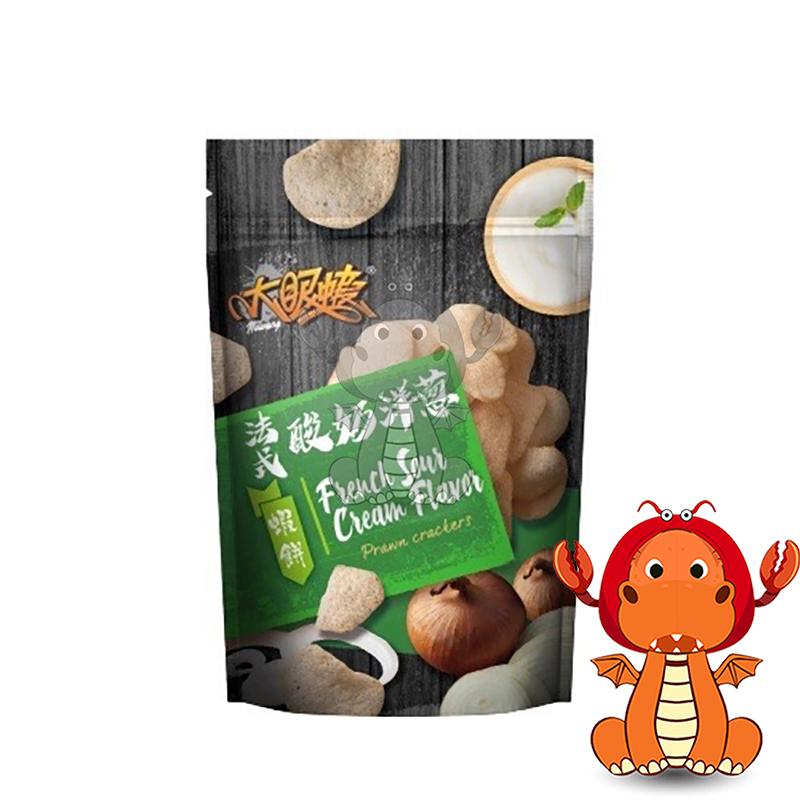 大眼蝦 蝦餅 蝦肉餅 鹹蛋蝦餅 大眼蝦蝦餅 鹹蛋黃蝦餅 蝦餅 零食 法式酸奶蝦餅 四川椒麻蝦餅 辣味鹹蛋黃蝦餅-細節圖3