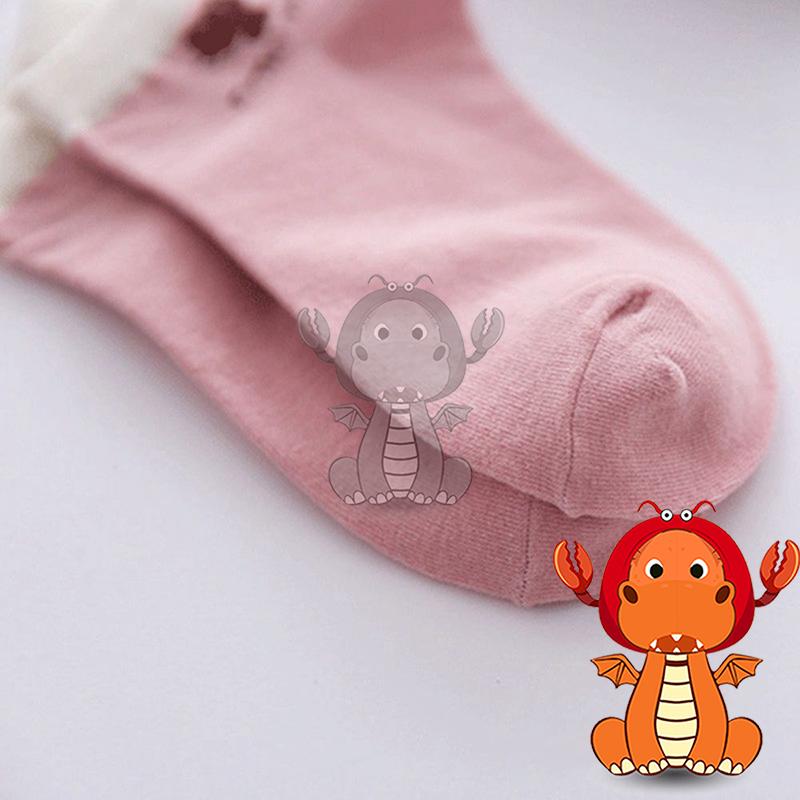 J203 女襪子 可愛卡通襪子 小貓船襪 春秋季全棉女襪 柔軟舒適短襪 小清新隱形襪 唯龍購物-細節圖6