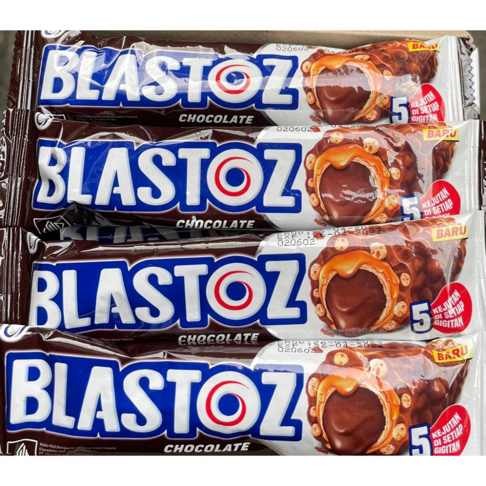 印尼 blastoz 巧克力棒 脆米巧克力棒 芙洛 脆米 巧克力餅乾 印尼巧克力餅乾-細節圖2