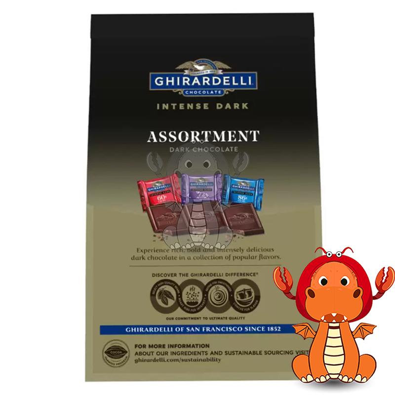 Ghirardelli 黑巧克力 綜合巧克力 黑巧克力 好事多巧克力 獨立包裝巧克力-細節圖8