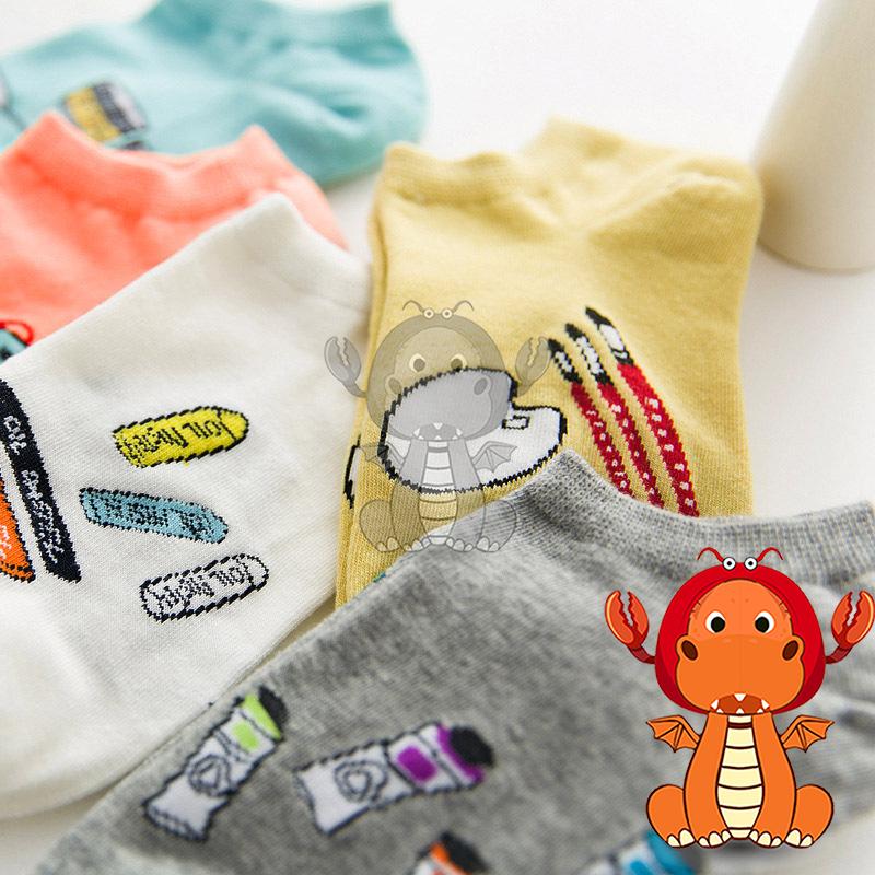 Z-019 春夏新款襪子 可愛日系襪子 卡通襪子 小圖案船襪 女士船襪 輕柔透氣薄款襪 透氣棉襪 唯龍購物-細節圖5