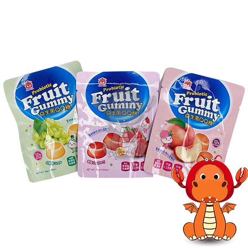 義美 益生菌果汁 40g QQ軟糖 義美益生菌果汁 QQ 軟糖 益生菌軟糖 草莓 白葡萄 水蜜桃 零食 甜食 唯龍購物-細節圖8