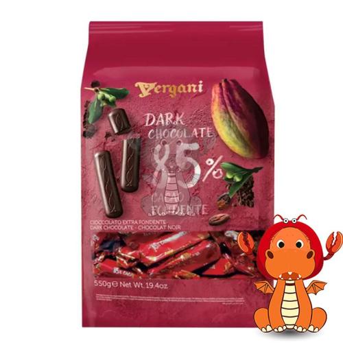 Vergani 85% 黑巧克力條 85%巧克力 好事多巧克力 黑巧克力 巧克力 唯龍購物