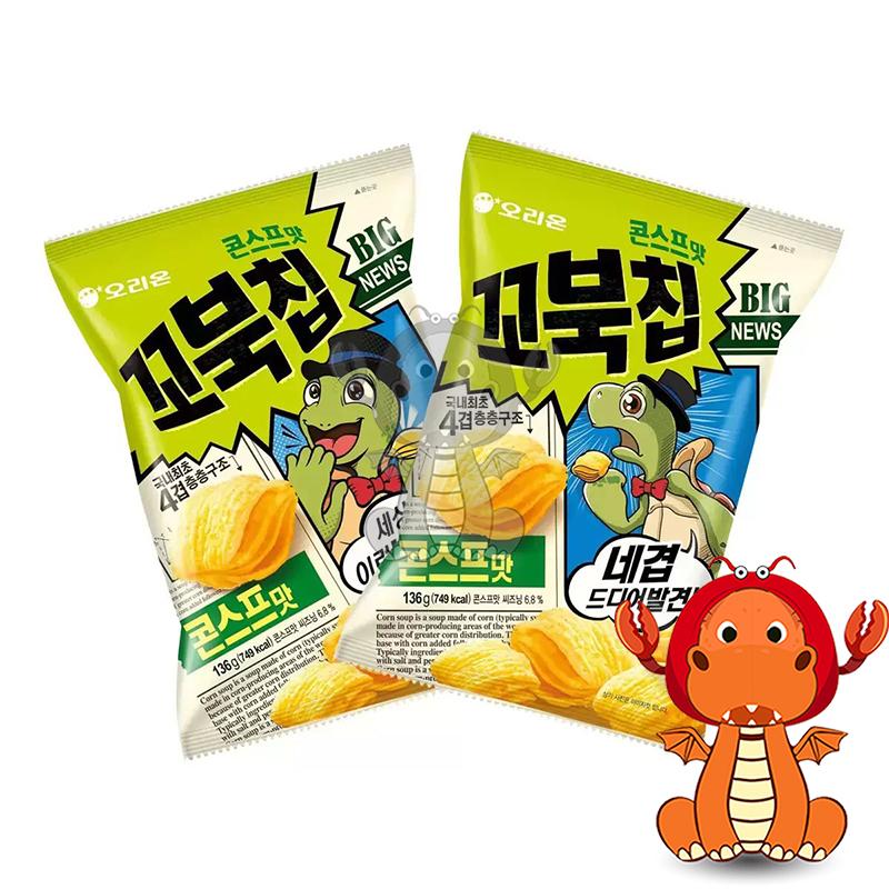 好市多 好麗友烏龜玉米脆片 整箱 136公克 X 6包 唯龍購物-細節圖5