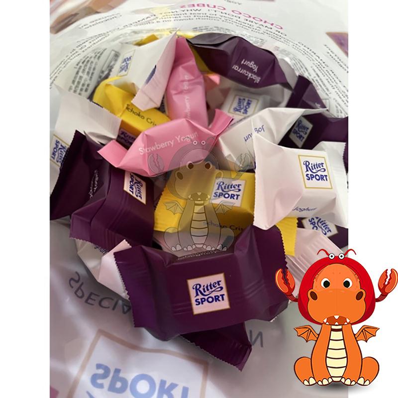 ritter sport mini 德國 整袋 力特律動迷你巧克力 特律動綜合迷你巧克 力特律動 唯龍購物-細節圖2