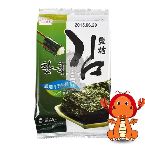 好市多代購 韓國進口 韓國鹽烤海苔禮盒韓味不二海苔 5g 唯龍購物