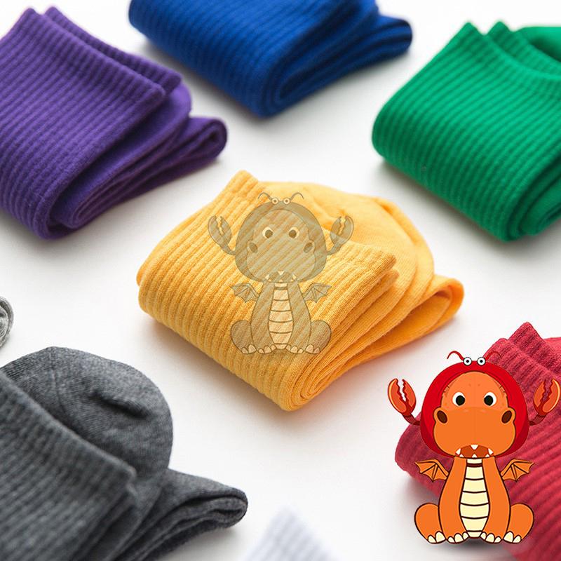 J63 韓版直條中筒 堆堆襪 純色堆襪子 襪子 中筒襪子 彩色襪子 女夏季薄款襪子 日系學院風 中筒襪-細節圖2