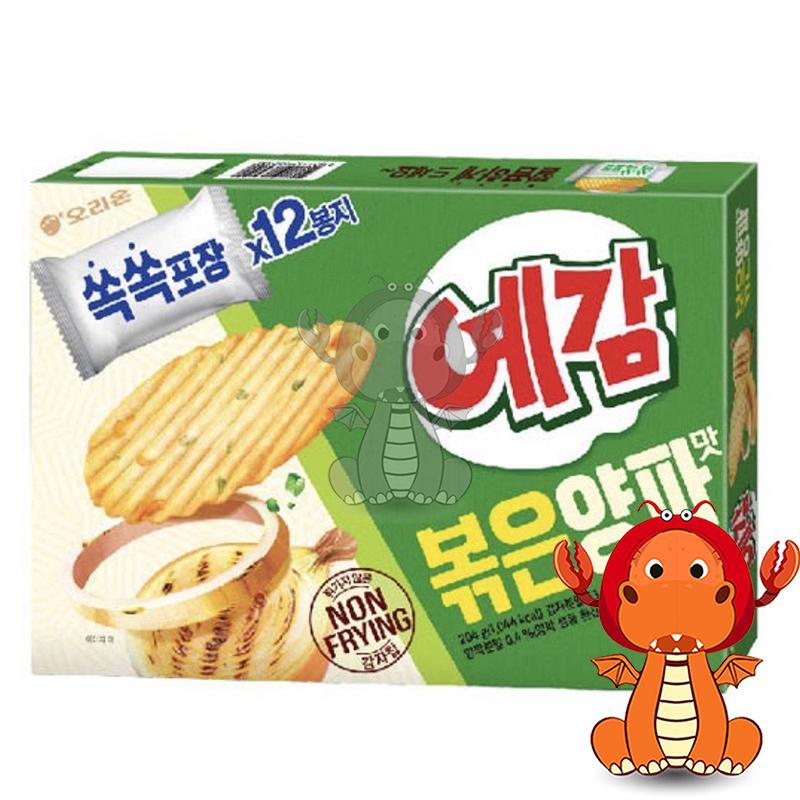韓國 orion 好麗友 預感香烤洋芋片 12入 洋芋片 烤洋芋片 非油炸烘烤 原味 起司 洋蔥-細節圖3