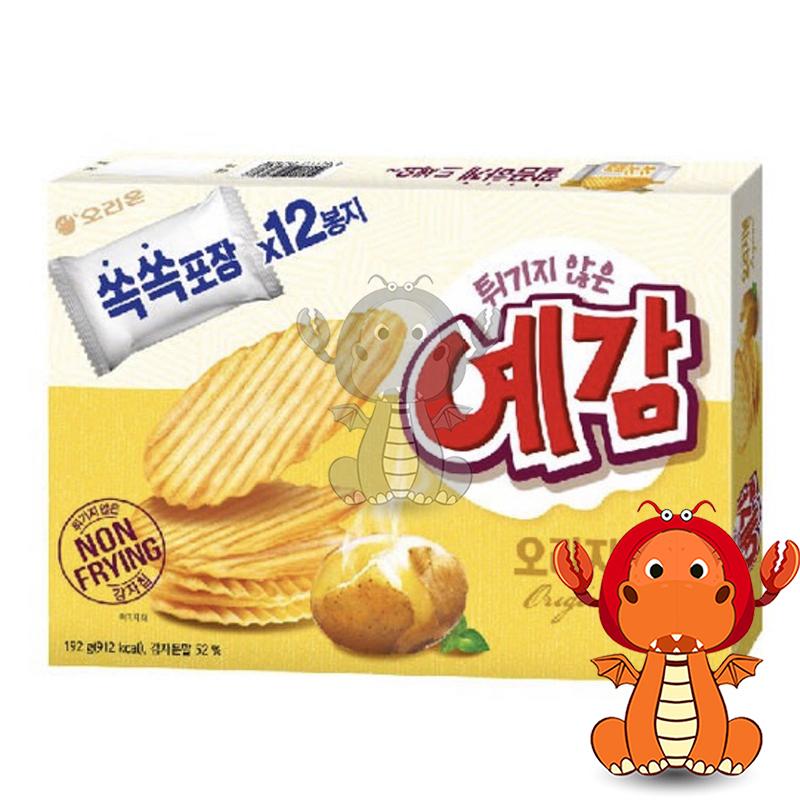韓國 orion 好麗友 預感香烤洋芋片 12入 洋芋片 烤洋芋片 非油炸烘烤 原味 起司 洋蔥-細節圖4
