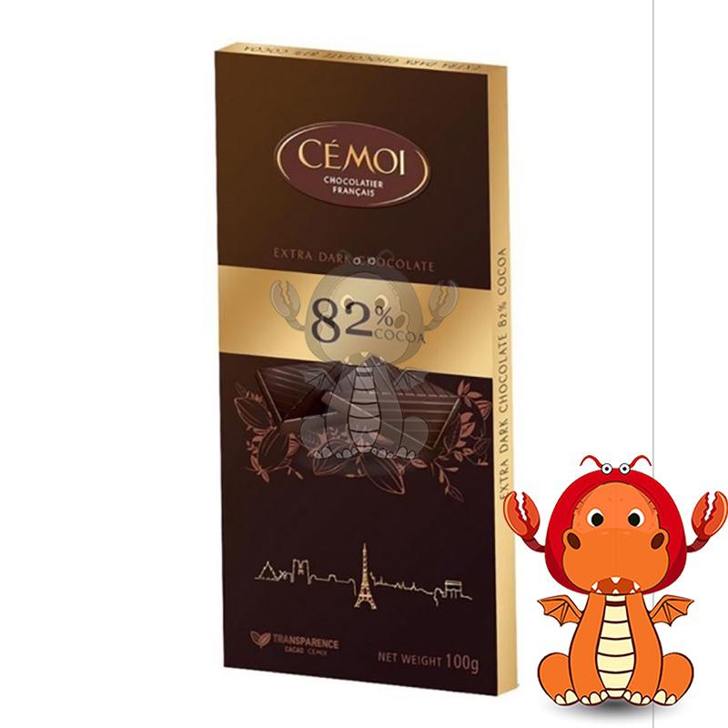 Cemoi 82% 黑巧克力 100g X 6入 dark chocolate 好市多黑巧克力 好市多巧克力 唯龍購物-細節圖5