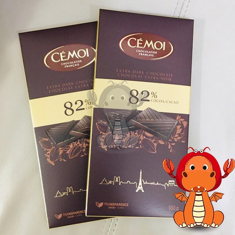 Cemoi 82% 黑巧克力 100g X 6入 dark chocolate 好市多黑巧克力 好市多巧克力 唯龍購物-細節圖8
