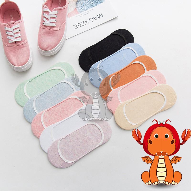 女F-010 年度爆款襪子 夏季全棉襪子 時尚淺口船襪 簡約風格純色透氣隱形襪 唯龍購物-細節圖2