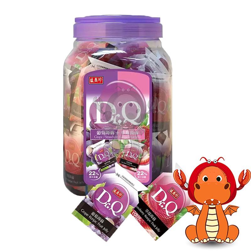 盛香珍 Dr.Q 葡萄草莓蒟蒻果凍 1.86公斤 Dr.Q Konjac Jelly 雙味蒟蒻 唯龍購物-細節圖8