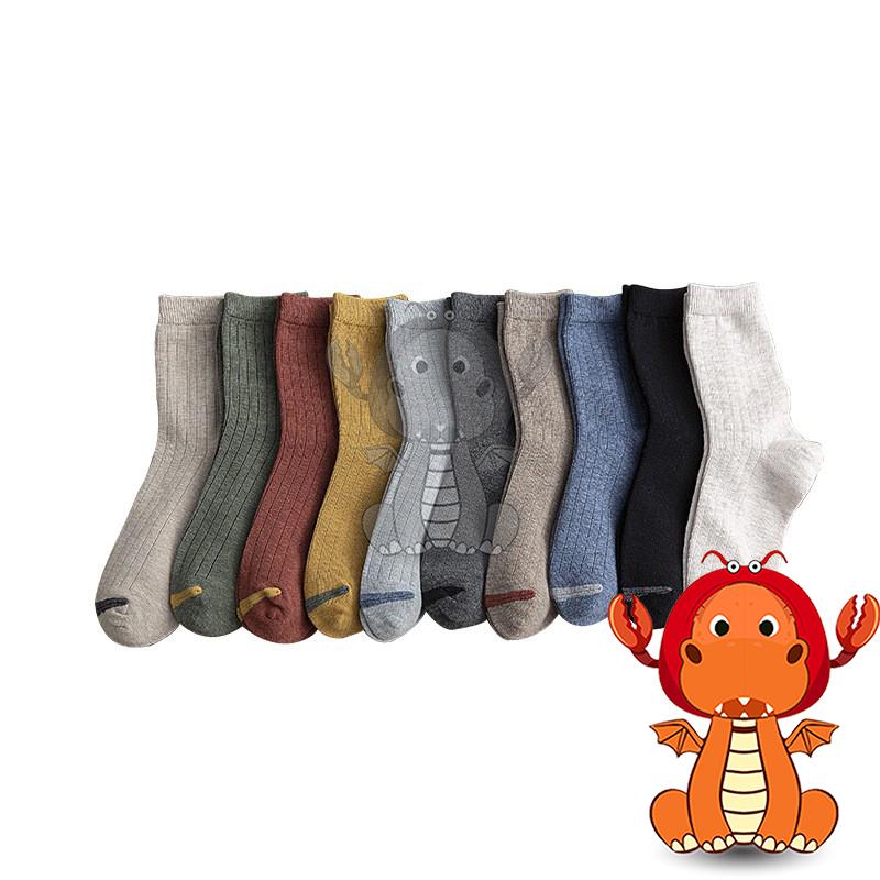 J113 春秋款襪子 全棉百搭中筒襪 純色豎條中筒襪 吸汗透氣男襪 唯龍購物-細節圖3