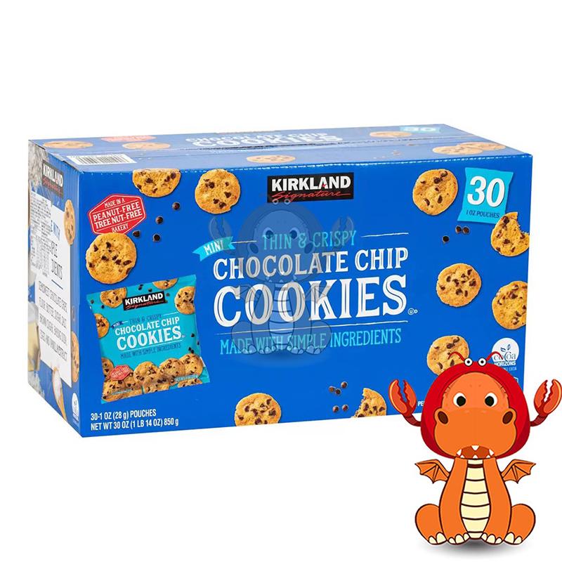 Kirkland Signature 科克蘭 迷你巧克力脆餅 整盒 850g 30入 迷你巧克力 巧克力脆餅 唯龍購物-細節圖4