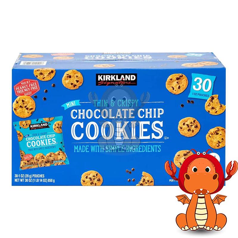Kirkland Signature 科克蘭 迷你巧克力脆餅 整盒 850g 30入 迷你巧克力 巧克力脆餅 唯龍購物-細節圖6