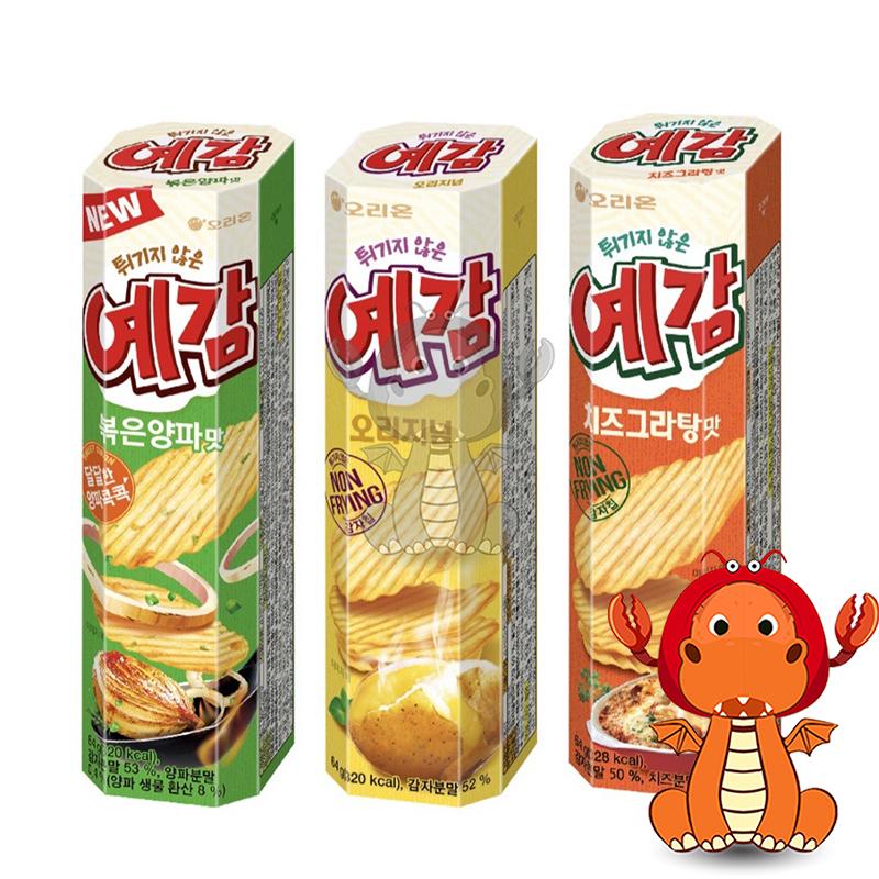 韓國 orion 好麗友 預感香烤洋芋片 64克 非油炸烘烤 預感薯片 原味/起司/洋蔥 好麗友預感香烤洋芋片 唯龍購物-細節圖3