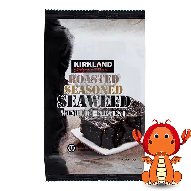 好市多 Kirkland Signature 科克蘭 韓國鹽烤海苔 整袋 17g x 10入 唯龍購物-細節圖6