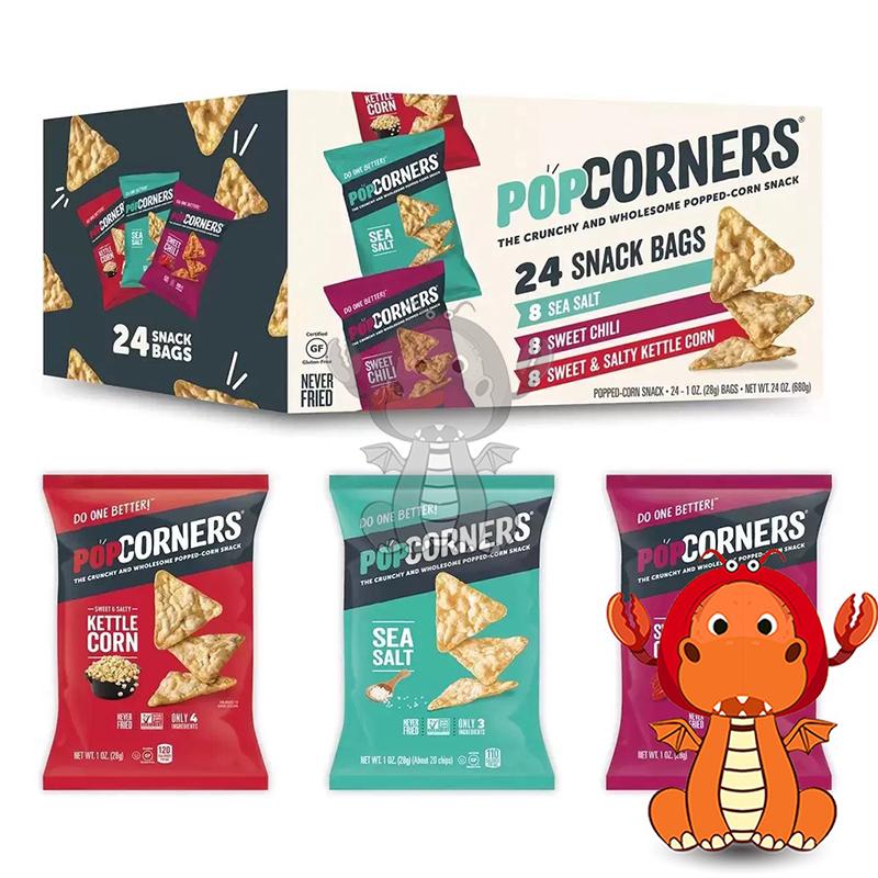 爆米花脆片 Popcorners 爆米花脆片多寶箱 整箱 28gX24包入 爆米花 好市多 唯龍購物-細節圖4