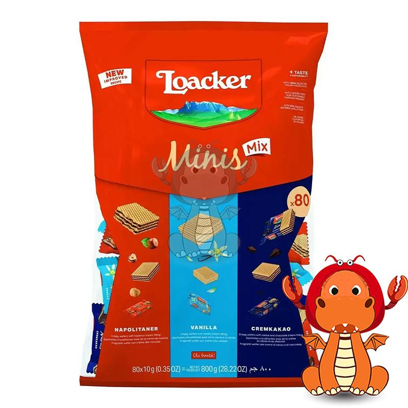 萊佳 綜合迷你威化夾心酥 10g Loacker Classic Minis Wafer 迷你威化夾心酥 唯龍購物-細節圖3