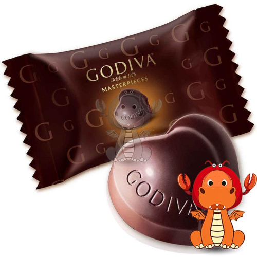 Godiva 土耳其 心型黑巧克力 黑巧克力 巧克力 godiva巧克力 牛奶巧克力 巧克力塊 唯龍購物