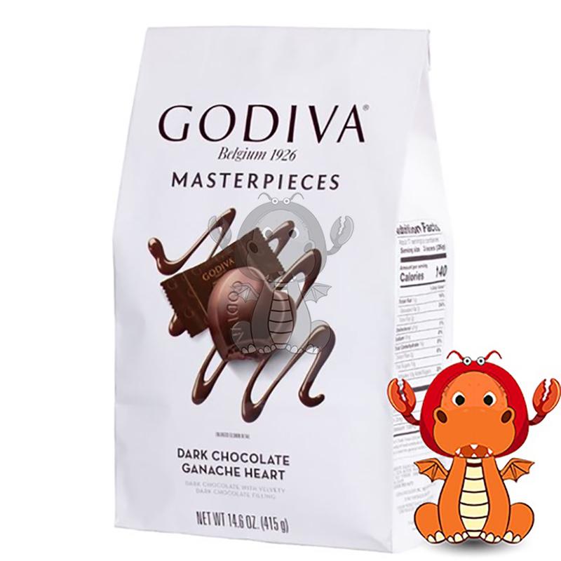 Godiva 土耳其 心型黑巧克力 黑巧克力 巧克力 godiva巧克力 牛奶巧克力 巧克力塊 唯龍購物-細節圖3