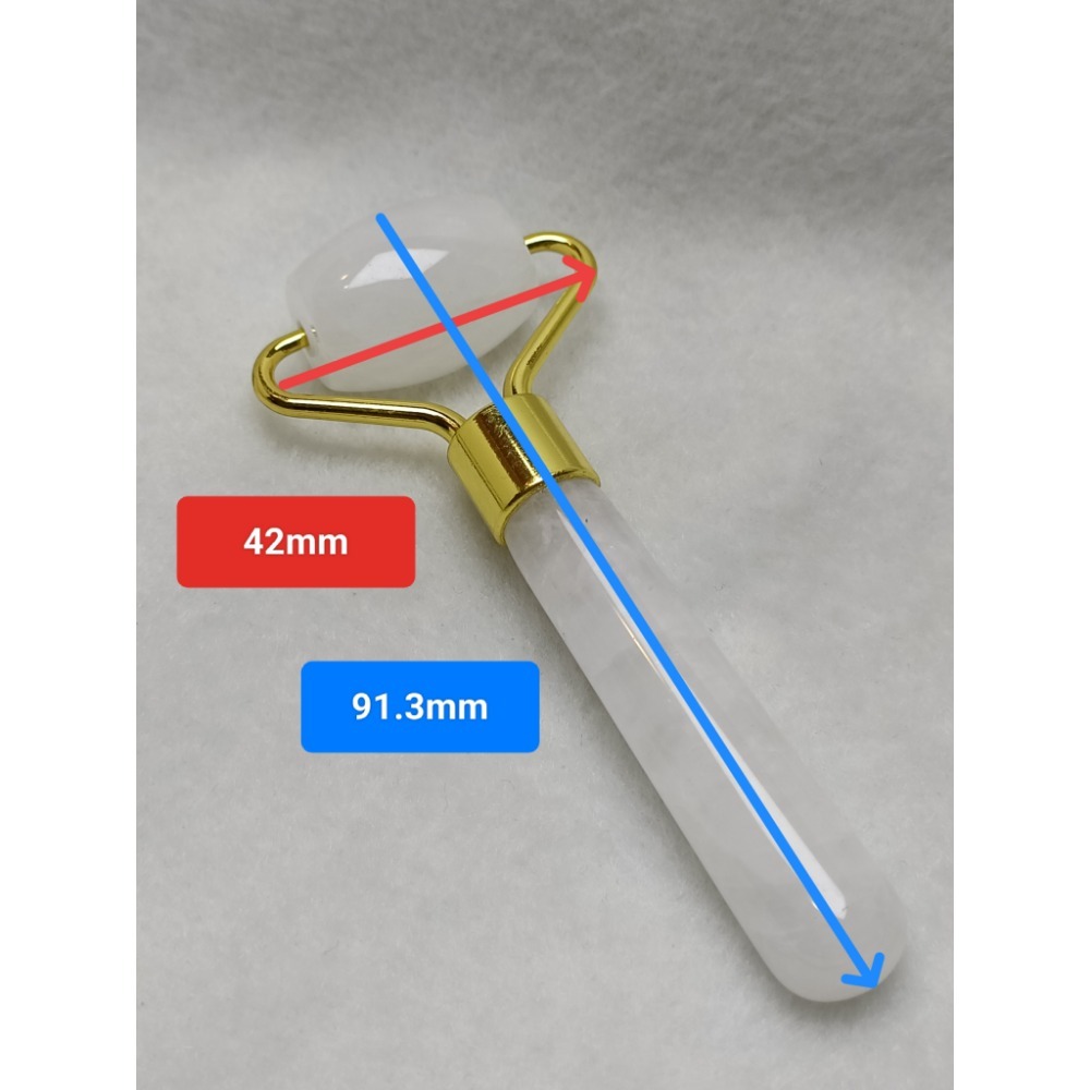 🎼水晶 滾輪器🎶按摩🎵粉水晶🎼白水晶🎶東菱玉🎵-細節圖7