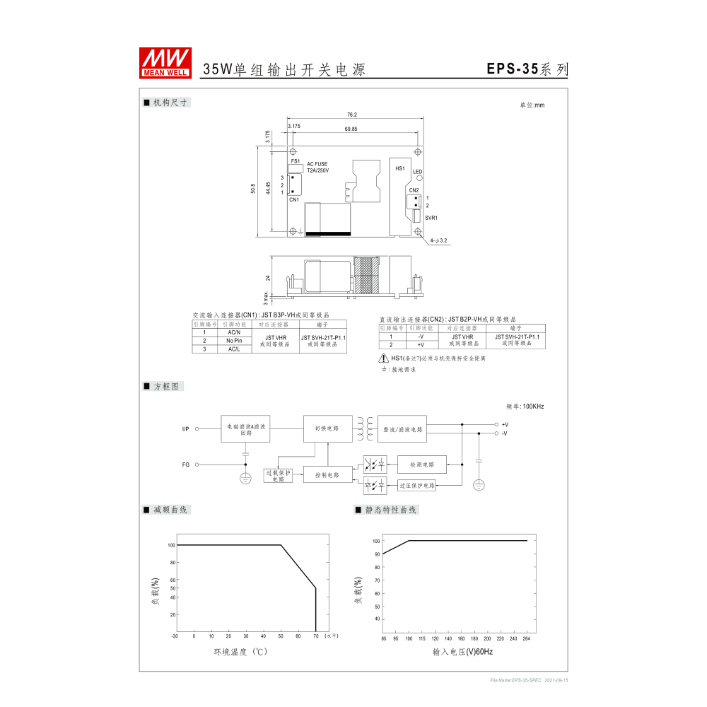 明緯原裝公司貨 EPS-35-12 MW MEANWELL 電源供應器 含稅 開發票-細節圖3