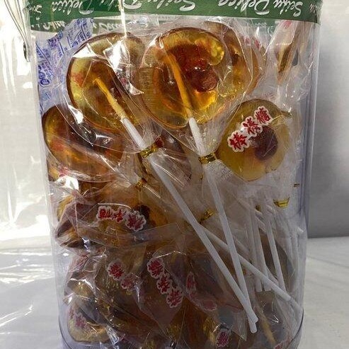 sns 古早味 梅心 棒棒糖 梅子 麥芽糖 麥芽棒棒糖 梅心麥芽糖 梅子麥芽棒棒糖(60支/總長16公分)-細節圖2