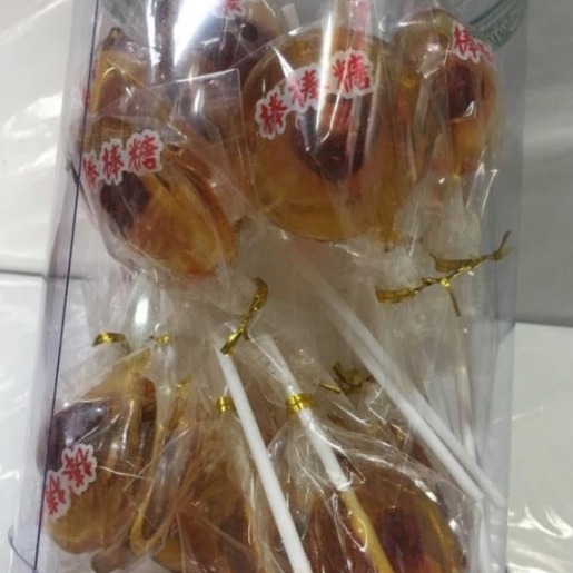 sns 古早味 梅子麥芽棒棒糖 (30支) 梅心 棒棒糖 梅子 麥芽糖 麥芽棒棒糖 梅心麥芽糖 總長15公分-細節圖2