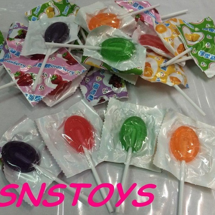 sns 古早味 糖果 棒棒糖 晶晶棒 水晶棒糖(閃閃亮晶晶)~綜合水果口味(50支/包)1支9.5x2.6cm-細節圖2