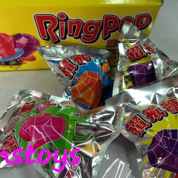 sns 古早味 懷舊零食 水果 鑽戒糖 鑽石糖 奶嘴糖 (一盒24入)~葡萄草莓橘子綜合口味-細節圖3