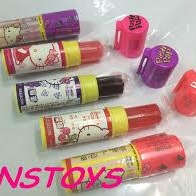 sns 古早味 卡通 kiki貓 口紅棒 口紅糖 綜合口味(12入)有葡萄.櫻桃.草莓-細節圖2