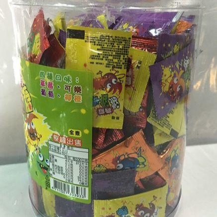 sns 古早味 懷舊童玩 霹靂跳跳糖 霹靂 跳跳糖 (240入)有葡萄,草莓,可樂,香橙口味 產地:馬來西亞-細節圖2