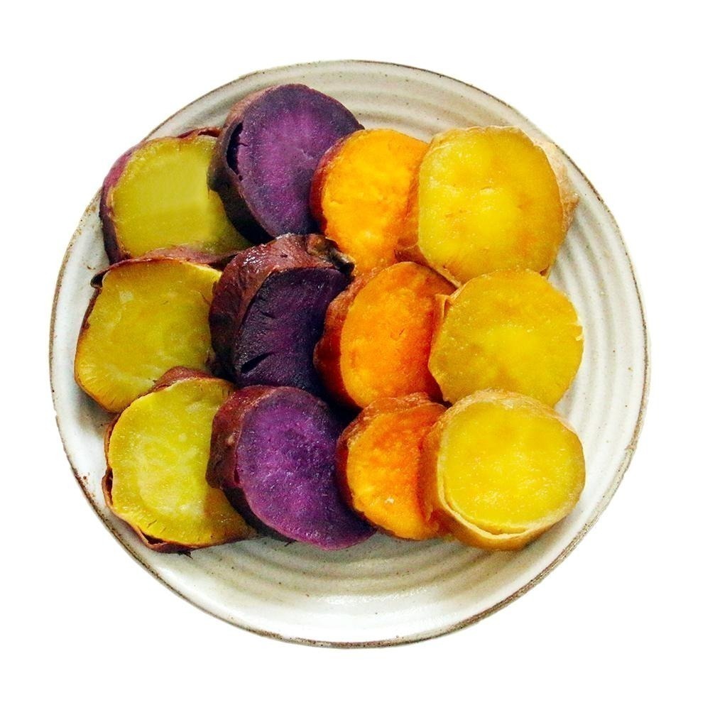 【田食原】四色切片冰烤地瓜 200g/包 冰心地瓜 露營必備 健身餐 團購美食 好吃方便 799免運-細節圖2