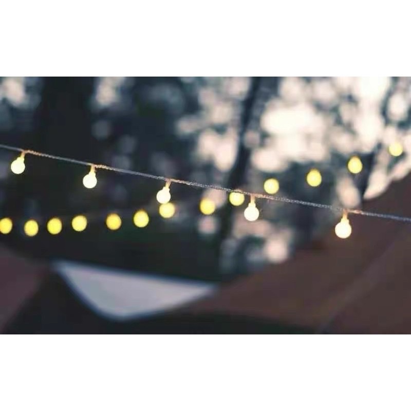 🔺現貨🔺氣泡圓USB燈串聖誕燈 LED戶外防水 露營美學 生日派對 背景燈 氣氛燈 裝飾燈 聖誕節-細節圖3