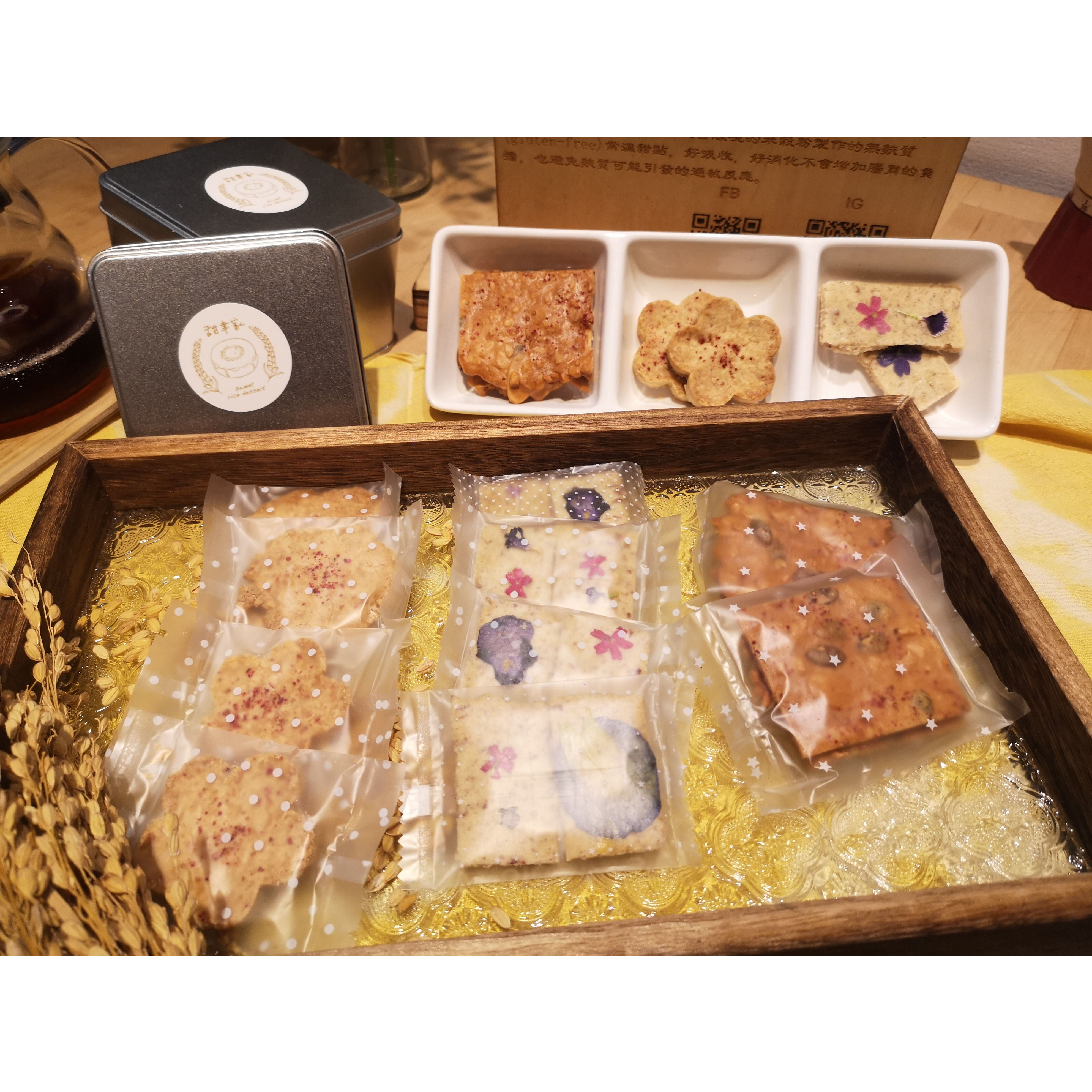 🍪米花花鐵盒餅乾🍪  ＂農糧署2023米糧精品伴手禮銀獎＂-細節圖2