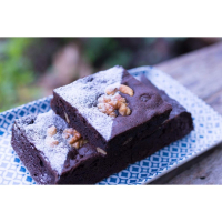 暖心布朗尼  ＂巧克力控讚不絕口， 一塊根本不夠!!＂