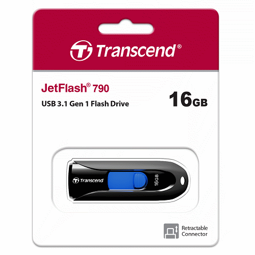 聯迅~來電更優惠 創見 TRANSCEND TS16GJF790K 隨身碟 黑 16GB