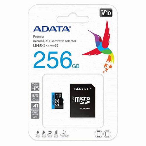聯迅~來電更優惠 威剛 ADATA AUSDX256GUICL10A1-RA1 記憶卡 256GB