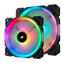 聯迅~來電更優惠 散熱器 海盜船Corsair LL120 RGB 120mm 雙光環PWM風扇/ 白 自取優惠洽詢-規格圖1