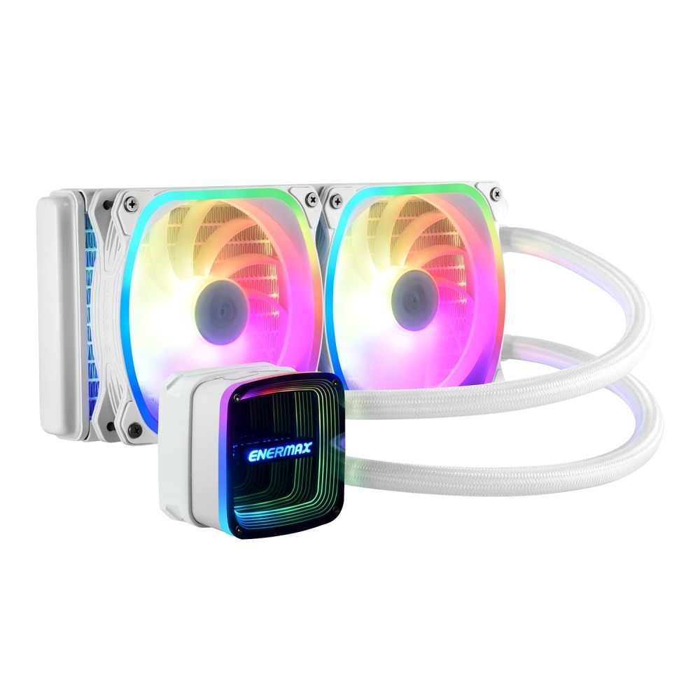 聯迅~來電更優惠  保銳 幻彩晶蝶 特仕版 240 ARGB 一體式CPU 水冷散熱器-雪白版-細節圖2