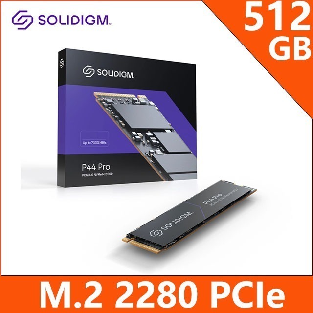 聯迅~來電更優惠 Solidigm(原INTEL) P44 Pro 512G M.2 PCI-E 固態硬碟