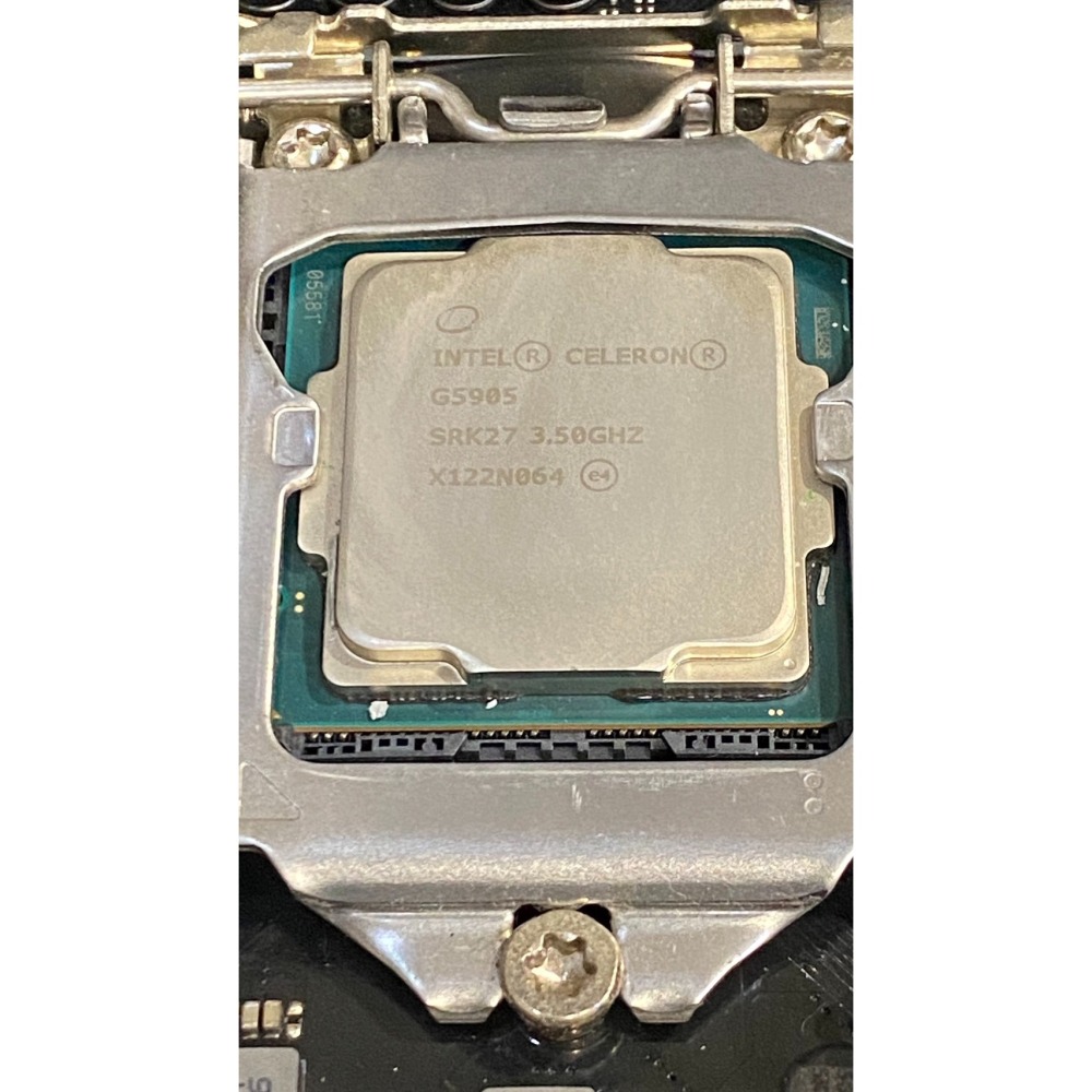 中古CPU 限自取 INTEL G5905 含原廠風扇 十代 CPU 1200腳位-細節圖2