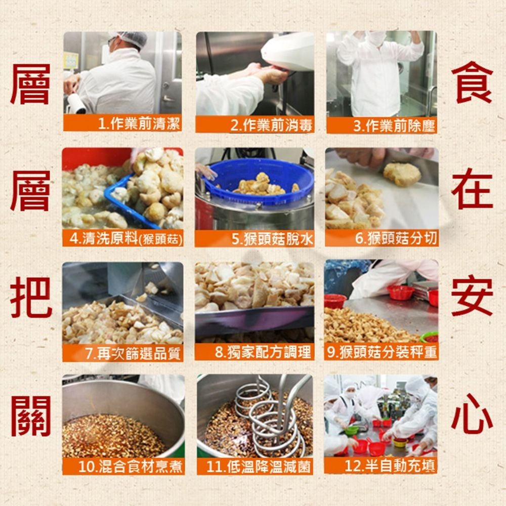 【老爸ㄟ廚房】宮廷素食養生菇菇系列-麻油猴頭菇-細節圖6